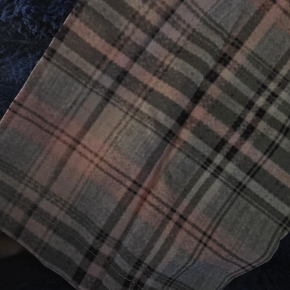 Plaid Long Sleeve Pajama Set - Picture 3 of 4